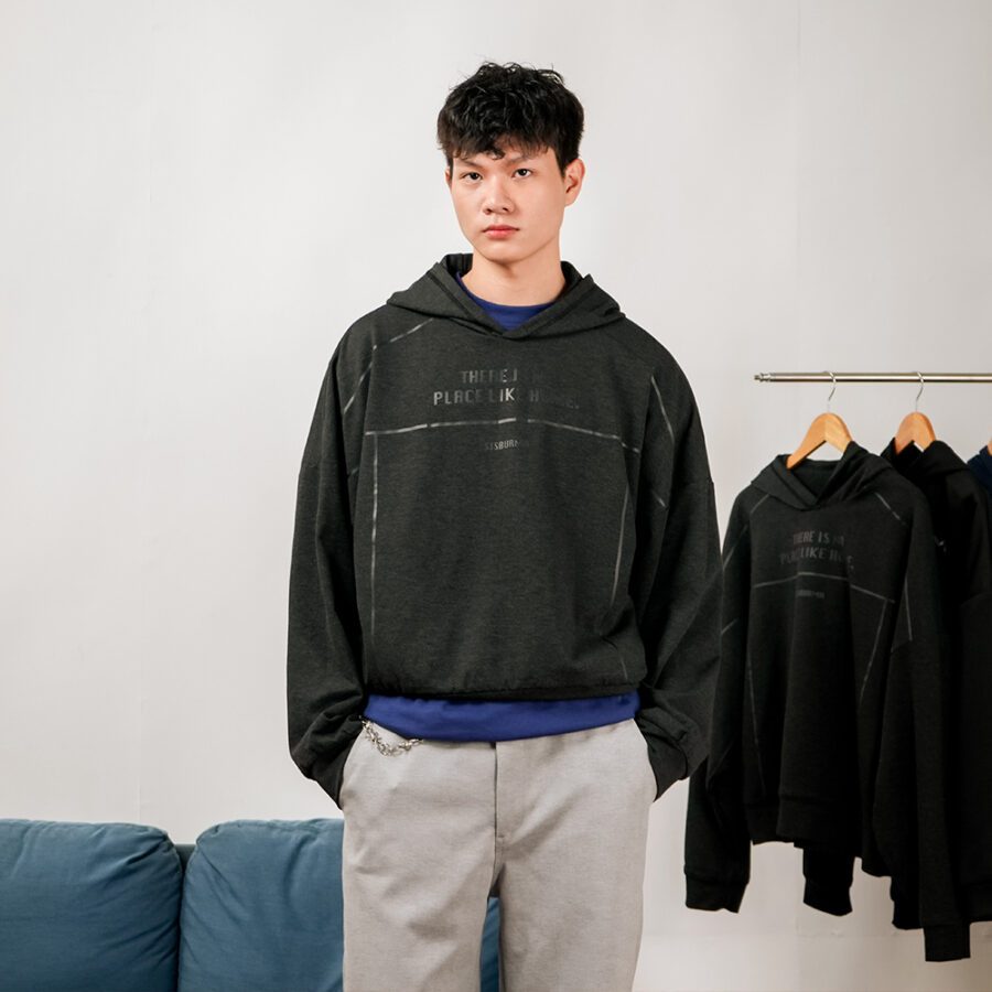 SISBURMA NPLH Double-Layer Reversible Rectangle Hoodie - Image 15