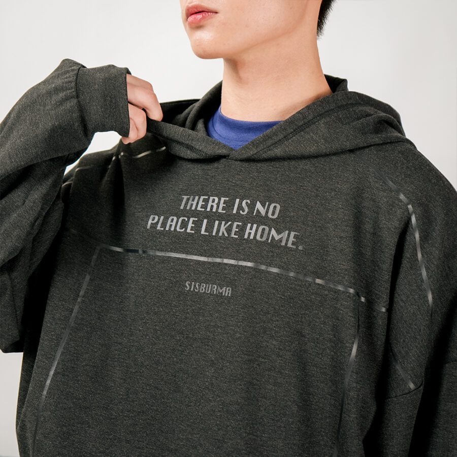 SISBURMA NPLH Double-Layer Reversible Rectangle Hoodie - Image 17