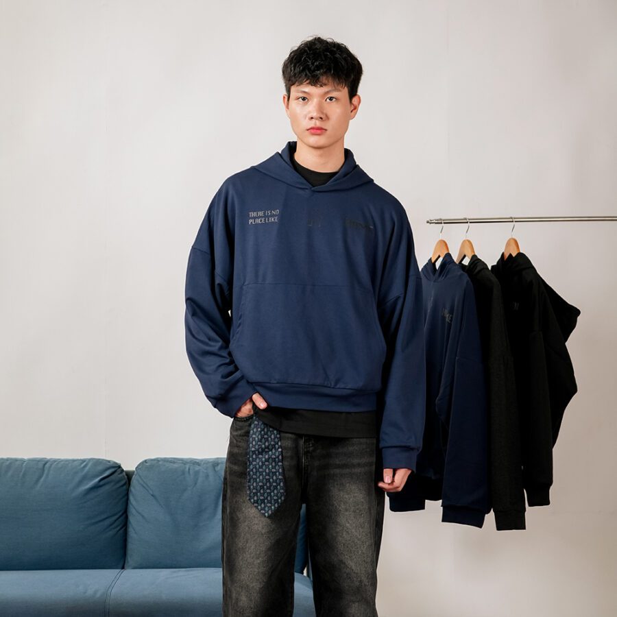 SISBURMA NPLH Double-Layer Reversible Rectangle Hoodie - Image 10