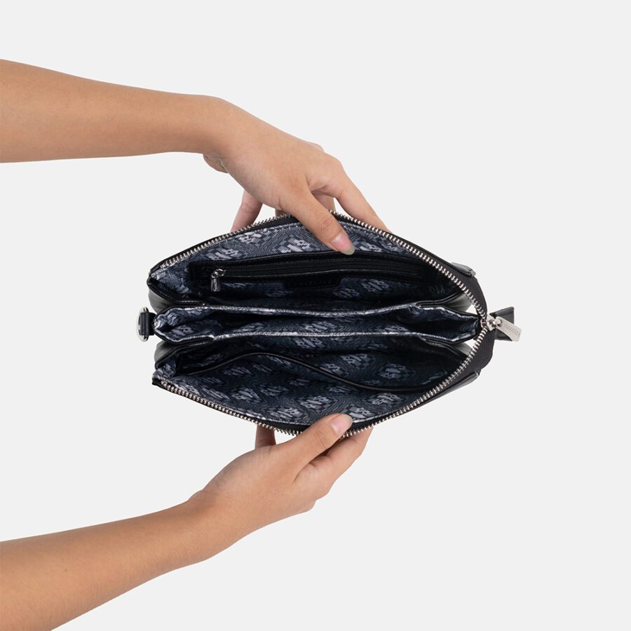 Yangoodsisburma Double Pouch Crossbody Bag - Image 9