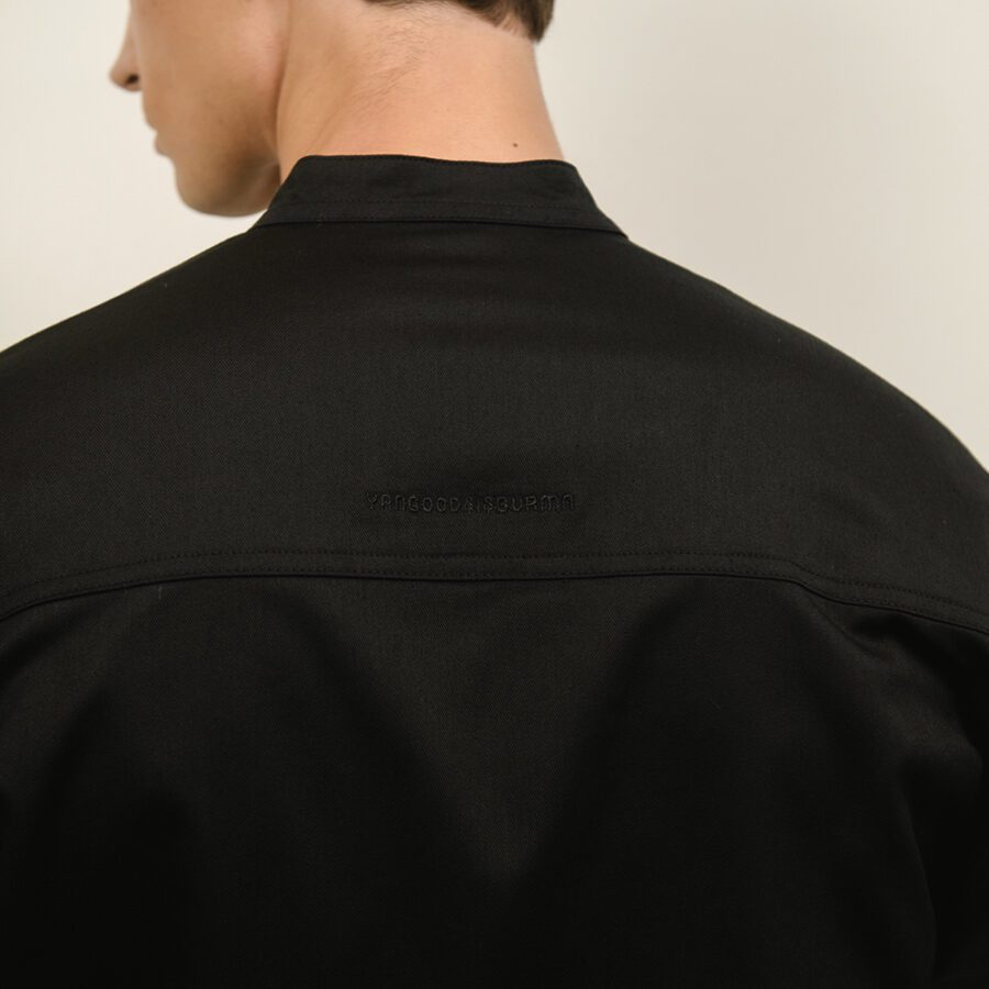Yangoodsisburma Regular Fit Stand-Up Collar Shirt - Image 3