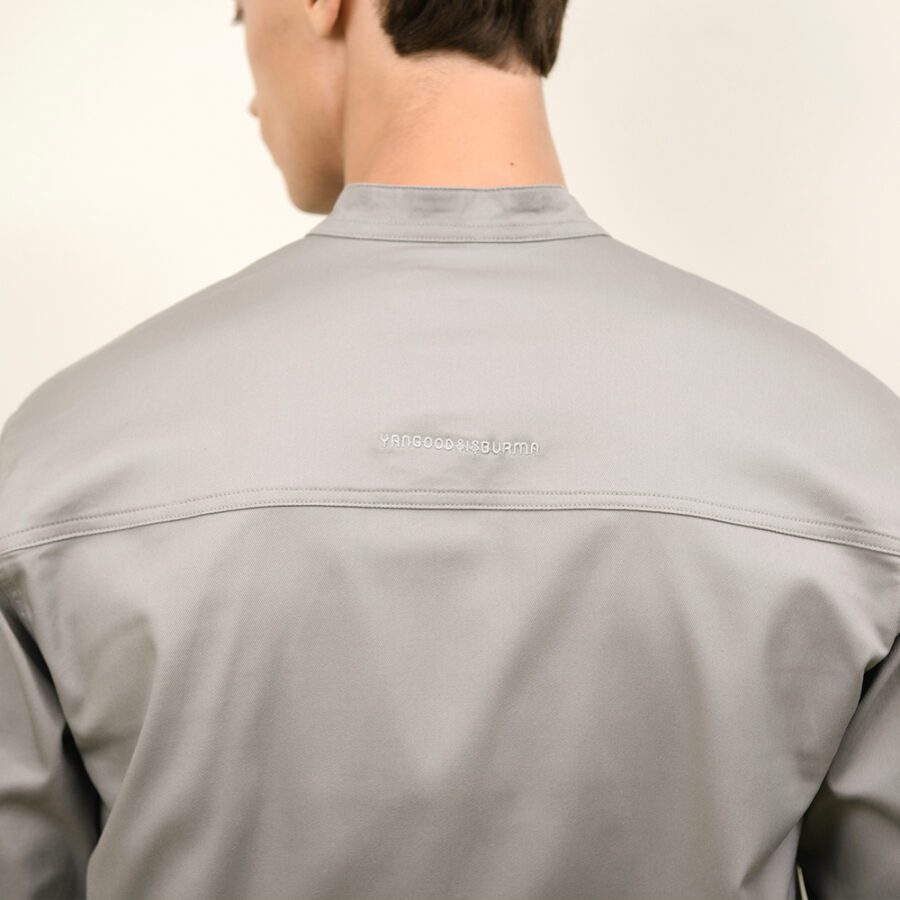 Yangoodsisburma Regular Fit Stand-Up Collar Shirt - Image 8