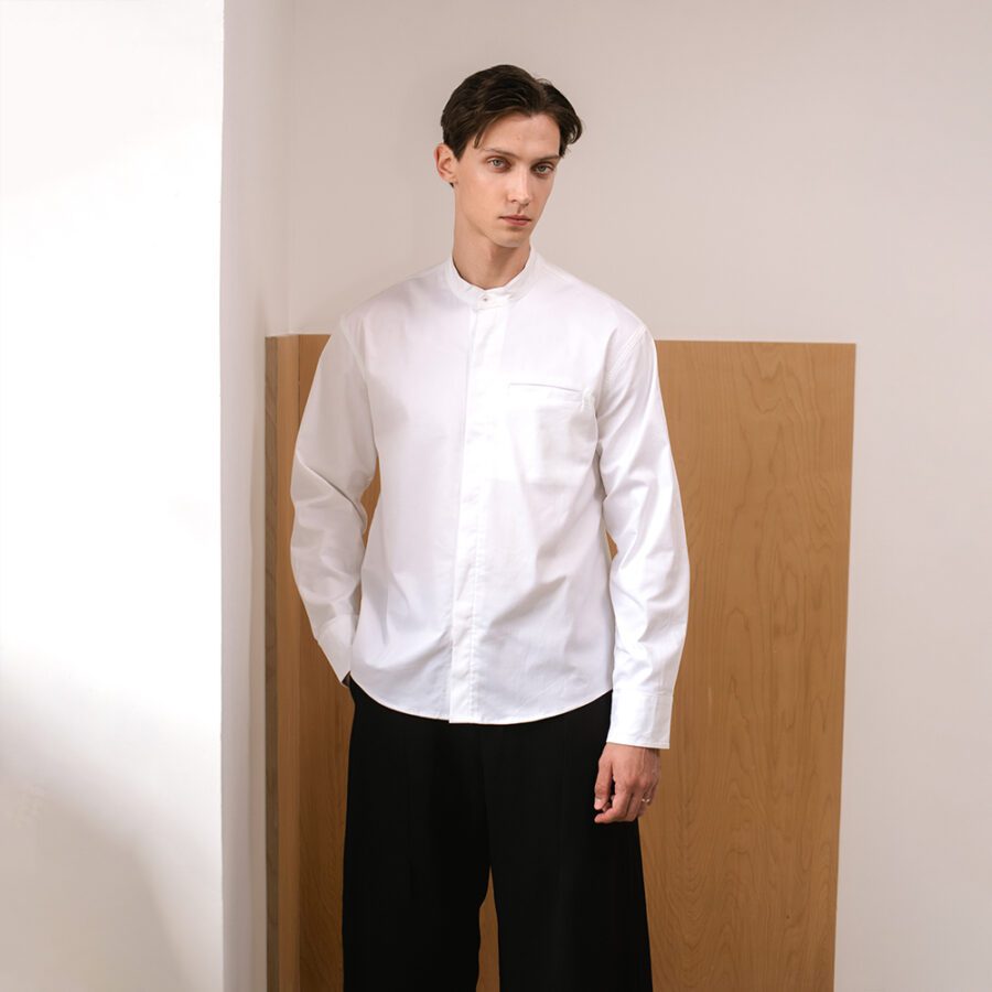 Yangoodsisburma Regular Fit Stand-Up Collar Shirt - Image 14