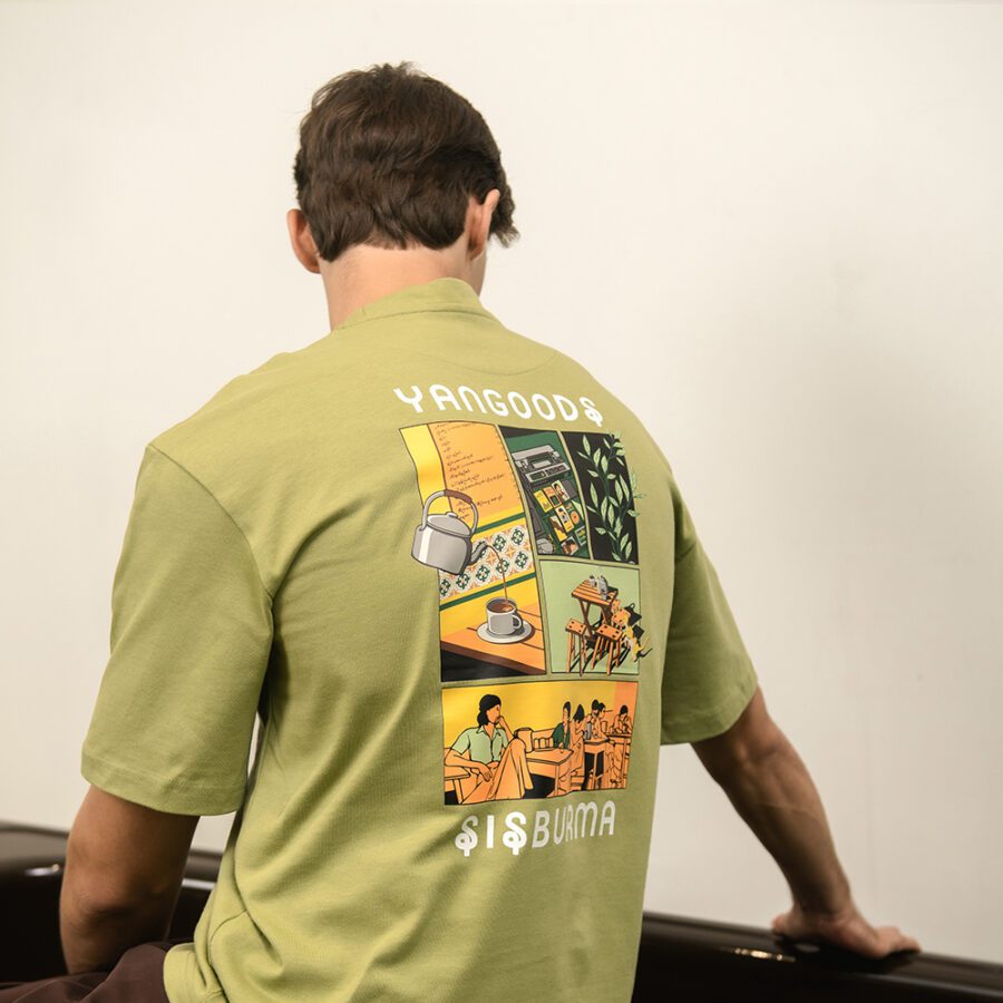 Yangoodsisburma Tea Edit Cotton Tee - Image 3