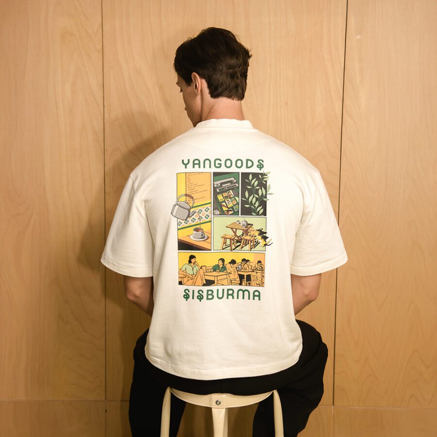Yangoodsisburma Tea Edit Cotton Tee - Image 9