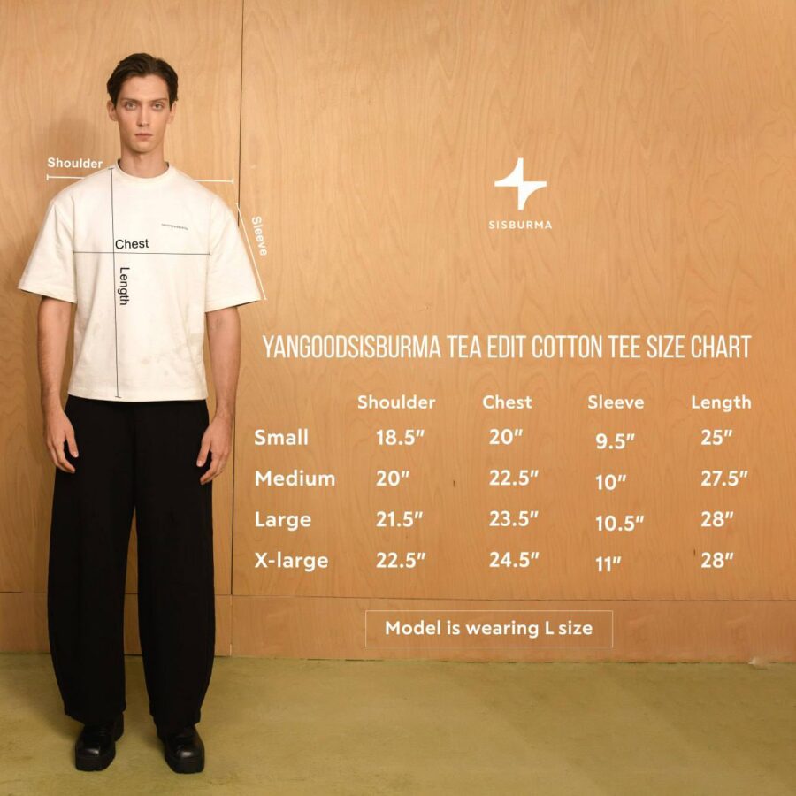 Yangoodsisburma Tea Edit Cotton Tee - Image 12