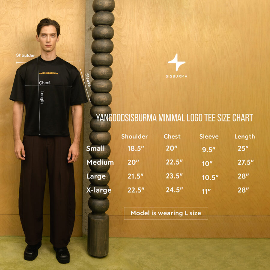 Yangoodsisburma Minimal Logo Tee - Image 12