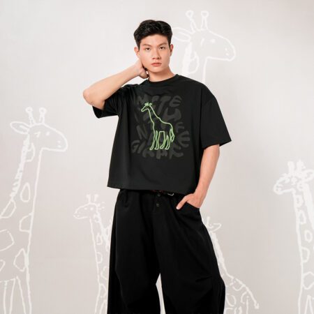 Meet The New Giraffe Vol.3 Cropped Boxy T-Shirt