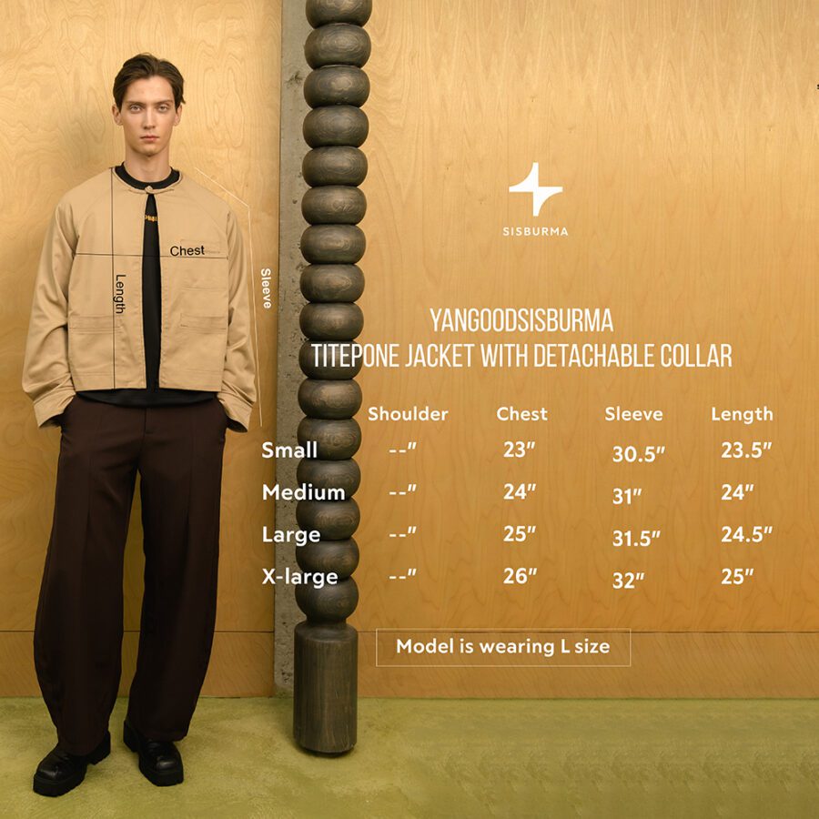 Yangoodsisburma Titepone Jacket With Detachable Collar - Image 18