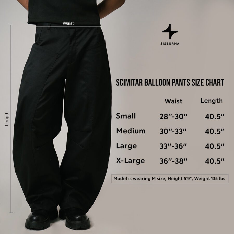 SISBURMA Scimitar Balloon Pants - Image 12