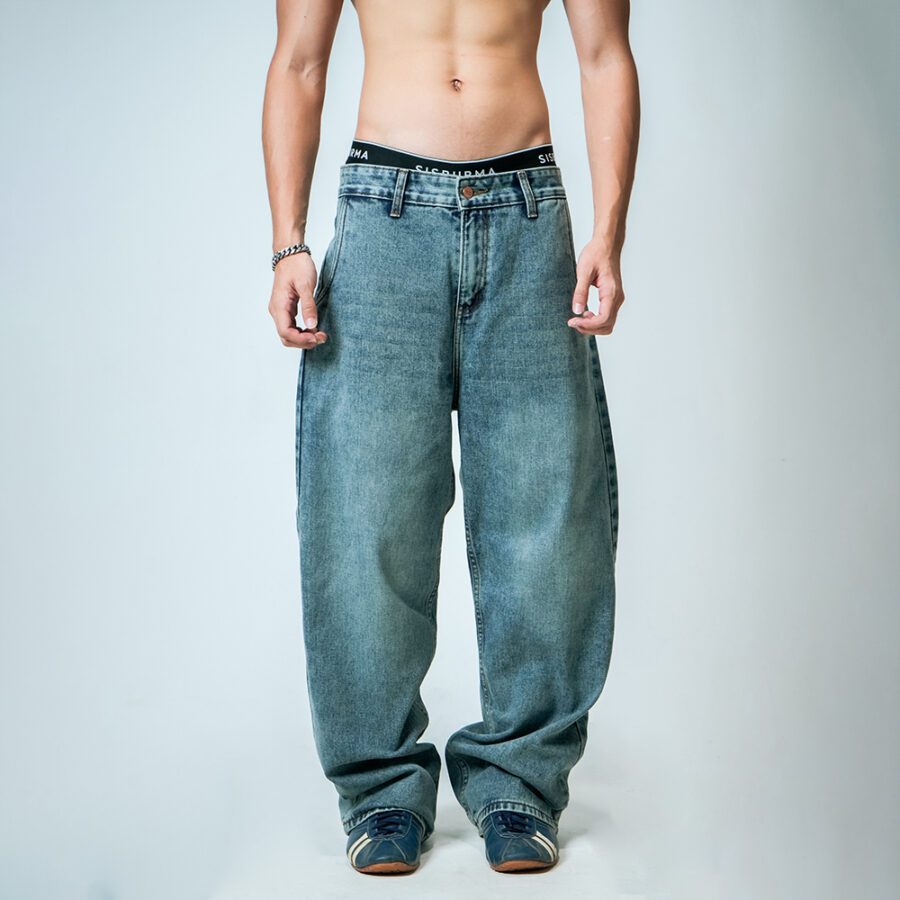 SISBURMA Chill Fit Washed Jean - Image 3