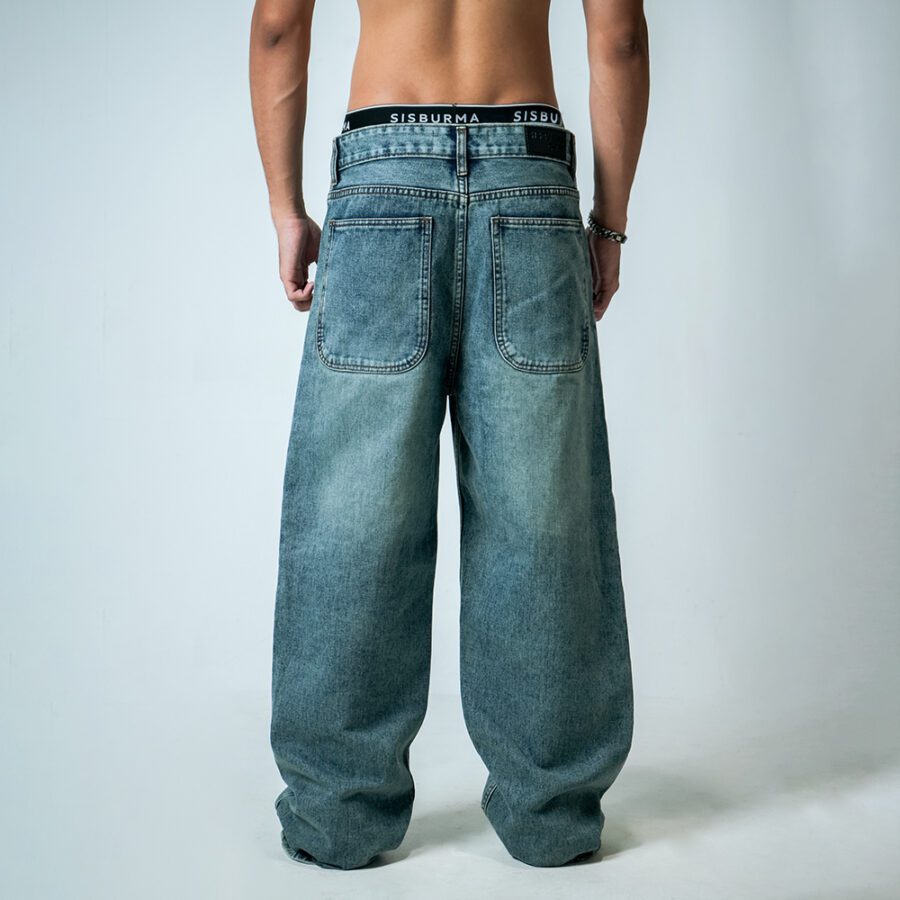 SISBURMA Chill Fit Washed Jean - Image 6