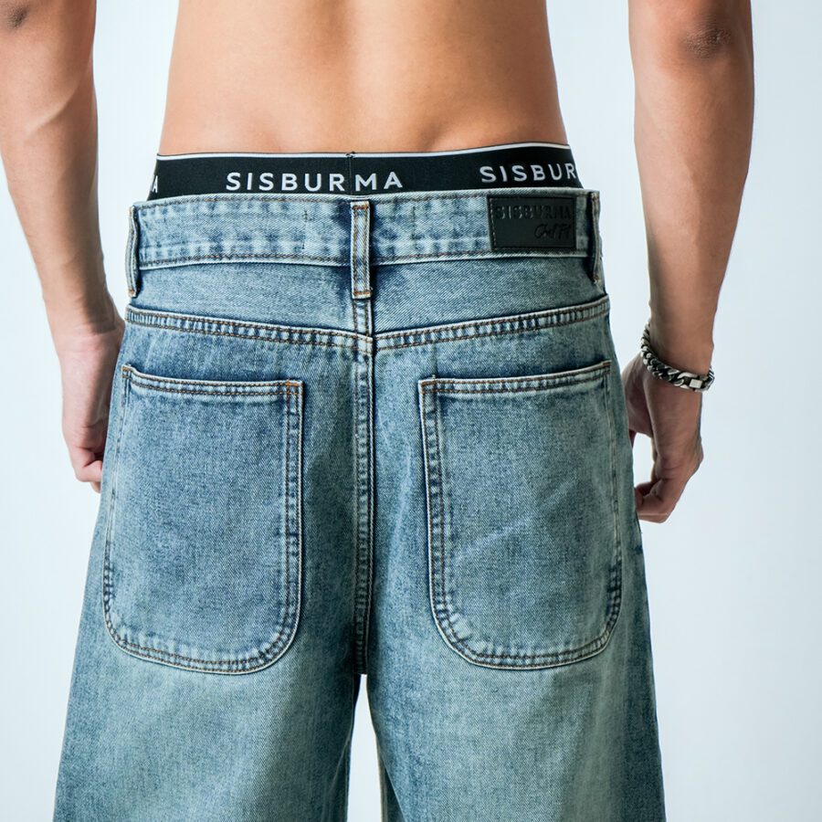 SISBURMA Chill Fit Washed Jean - Image 7