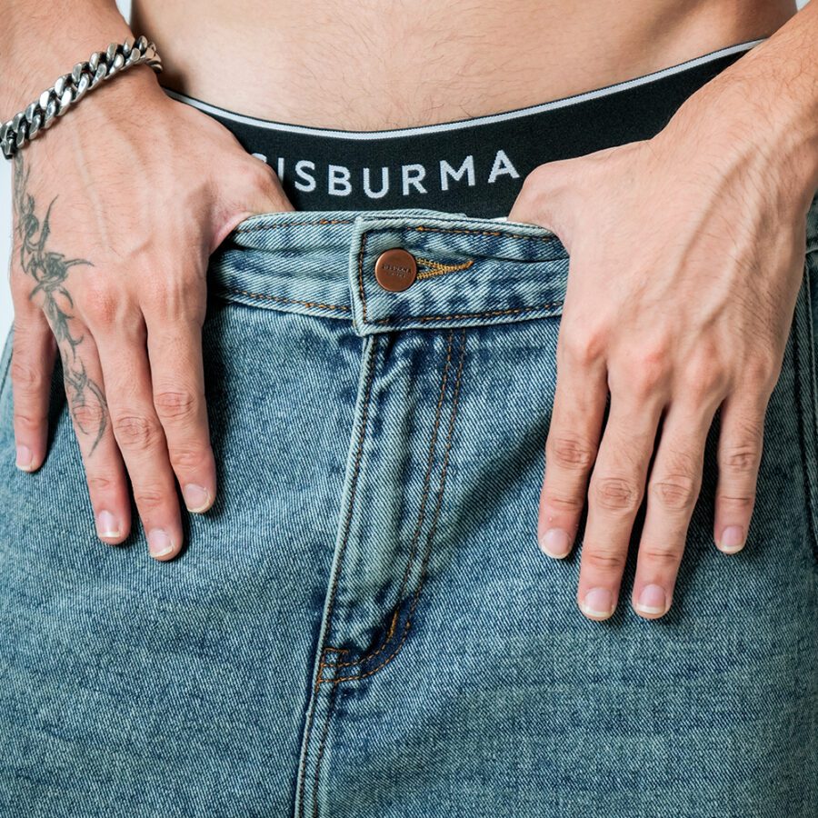 SISBURMA Chill Fit Washed Jean - Image 9