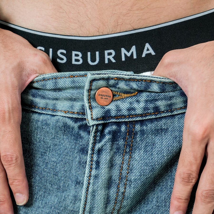 SISBURMA Chill Fit Washed Jean - Image 10
