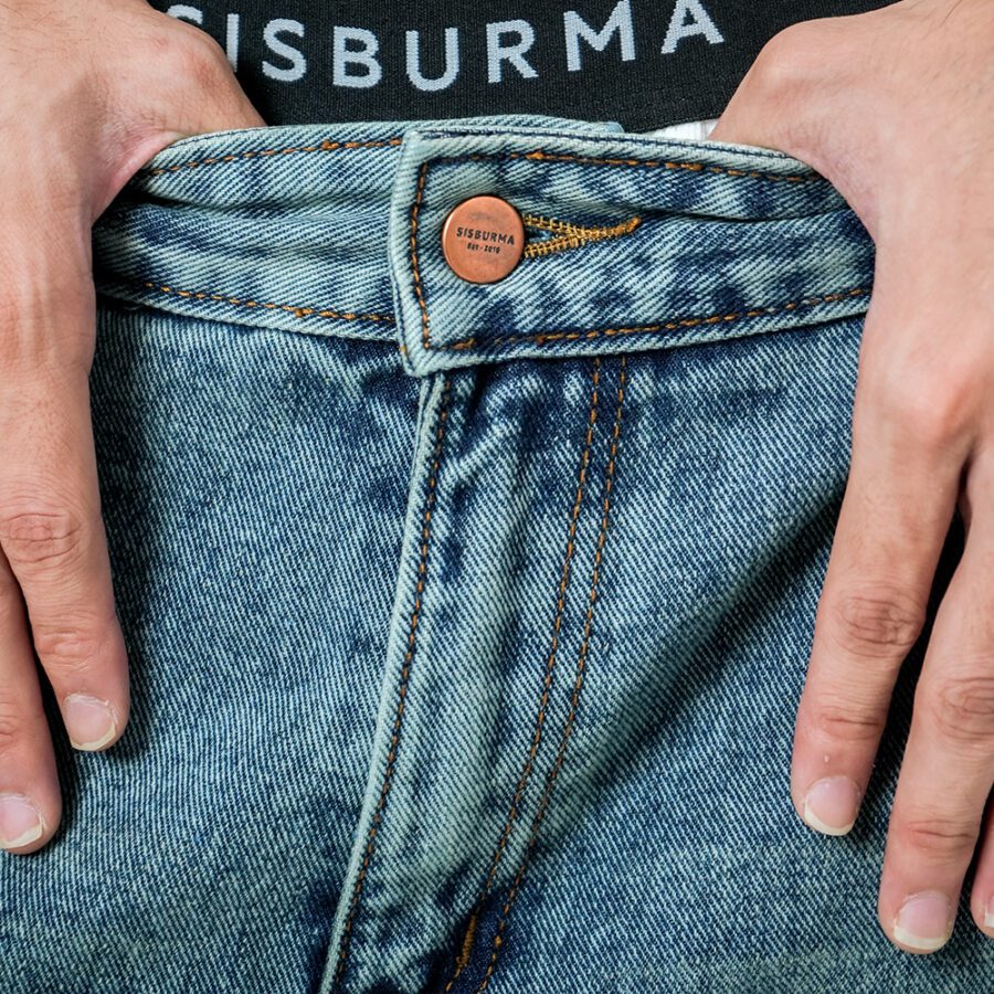 SISBURMA Chill Fit Washed Jean - Image 11