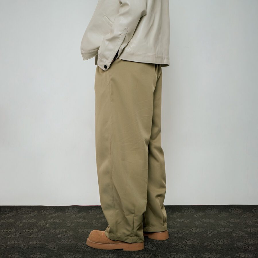 Pleated Wide-Leg Flow Pants - Image 5