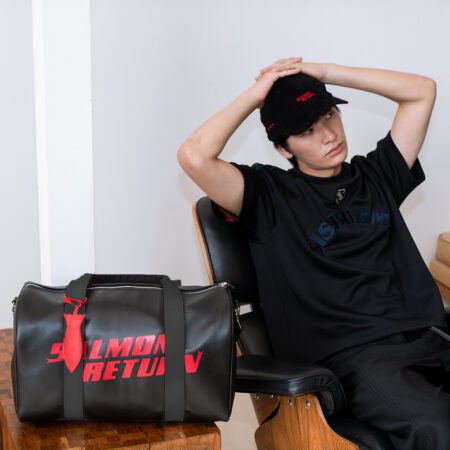 SISBURMA Salmon Run Leather Duffel Bag