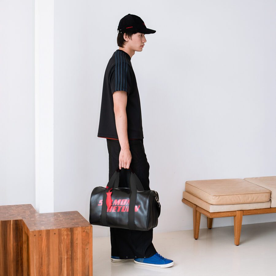 SISBURMA Salmon Run Leather Duffel Bag - Image 6