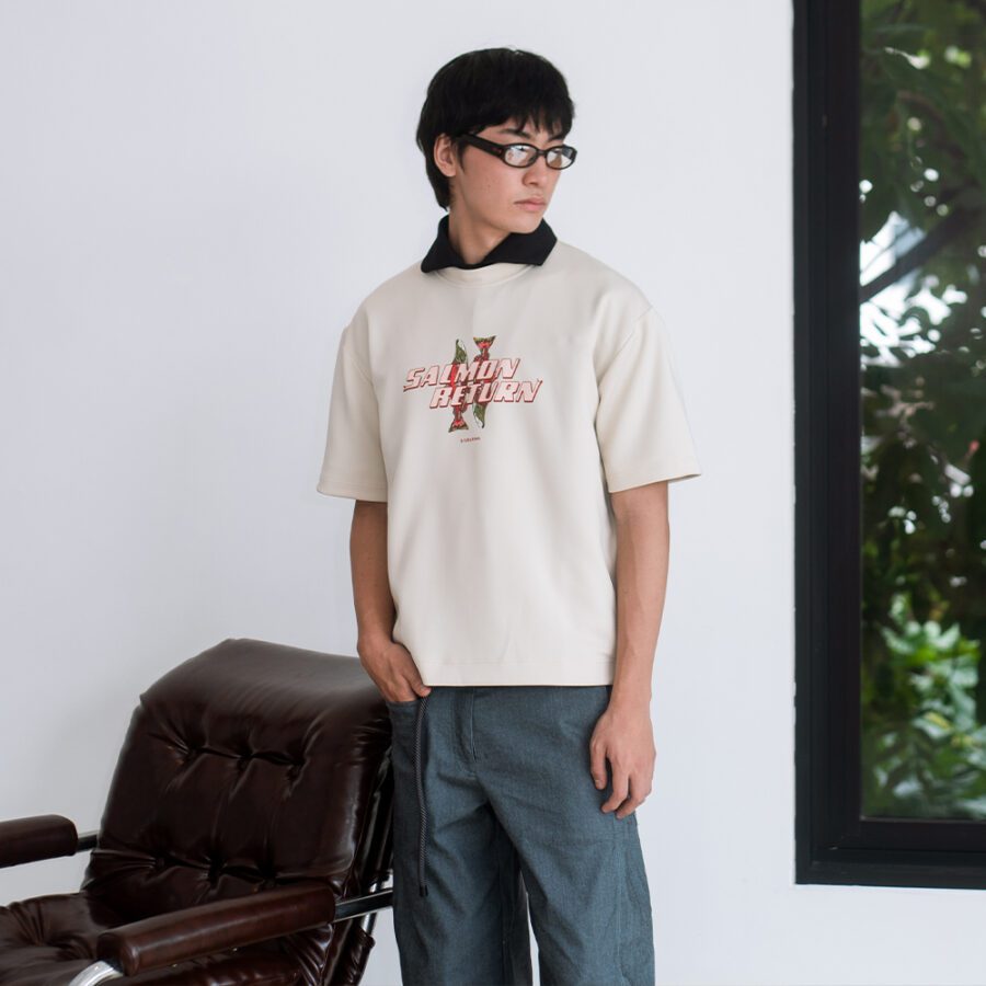 SISBURMA Salmon Run Graphic Tee - Image 2