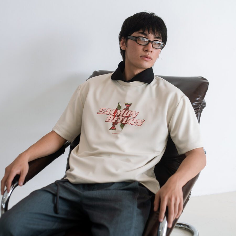 SISBURMA Salmon Run Graphic Tee - Image 3