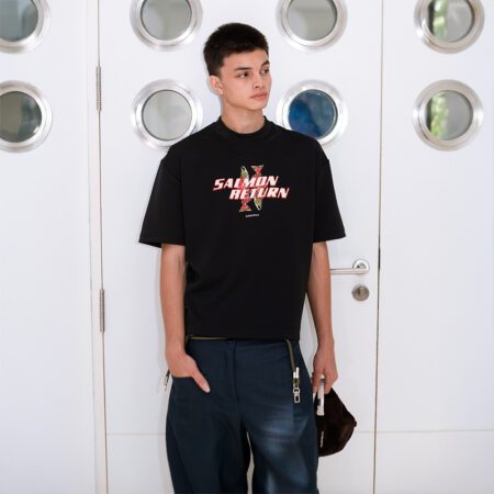 SISBURMA Salmon Run Graphic Tee