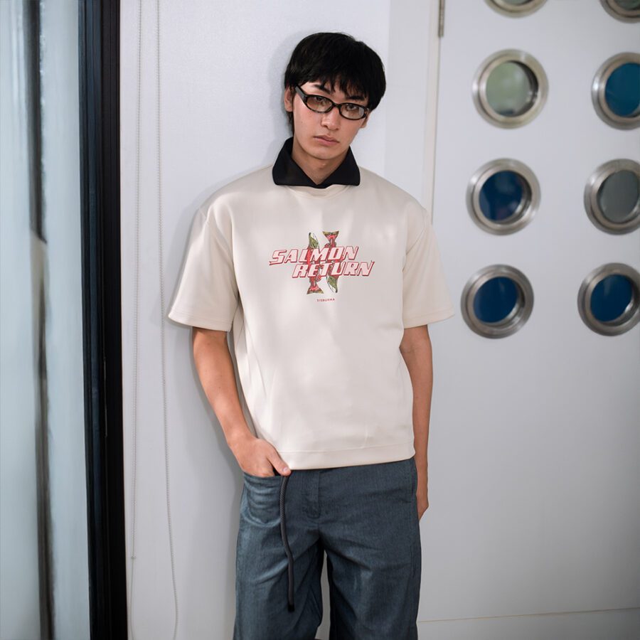 SISBURMA Salmon Run Graphic Tee - Image 11