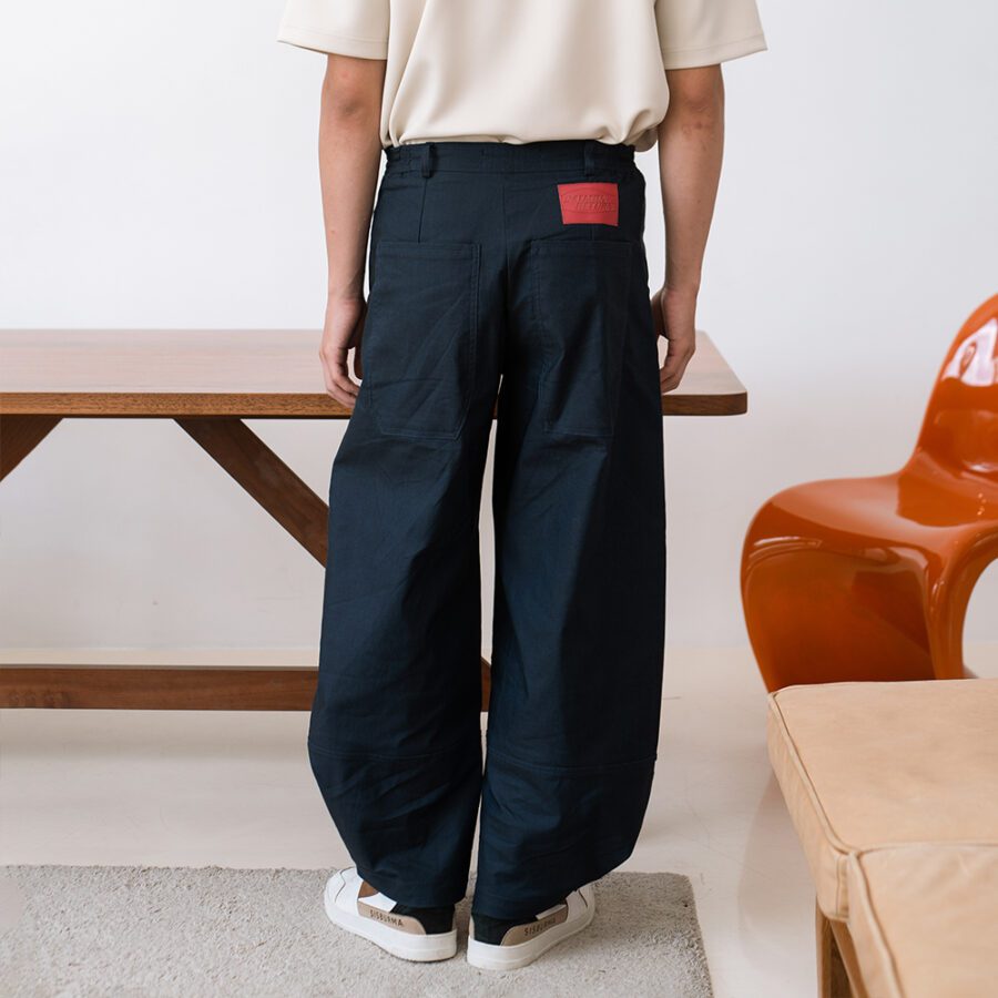 SISBURMA Salmon Run Wide-Leg Scimitar Jeans - Image 10