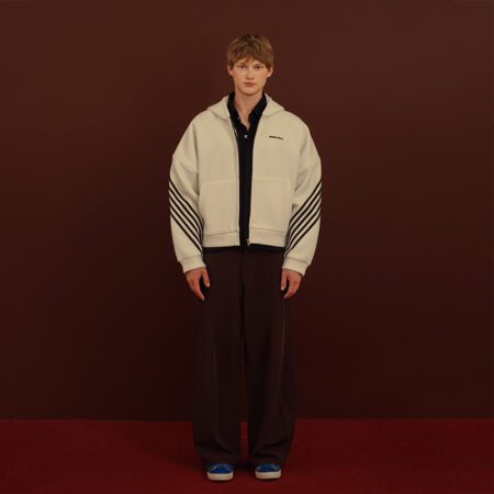 SISBURMA 5-Striped Lines Hoodie