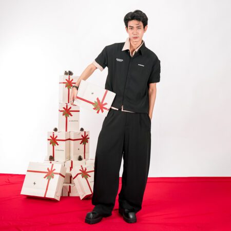 SISBURMA 5-Striped Lines Shirt