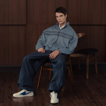 SISBURMA Double Band Cropped Jacket