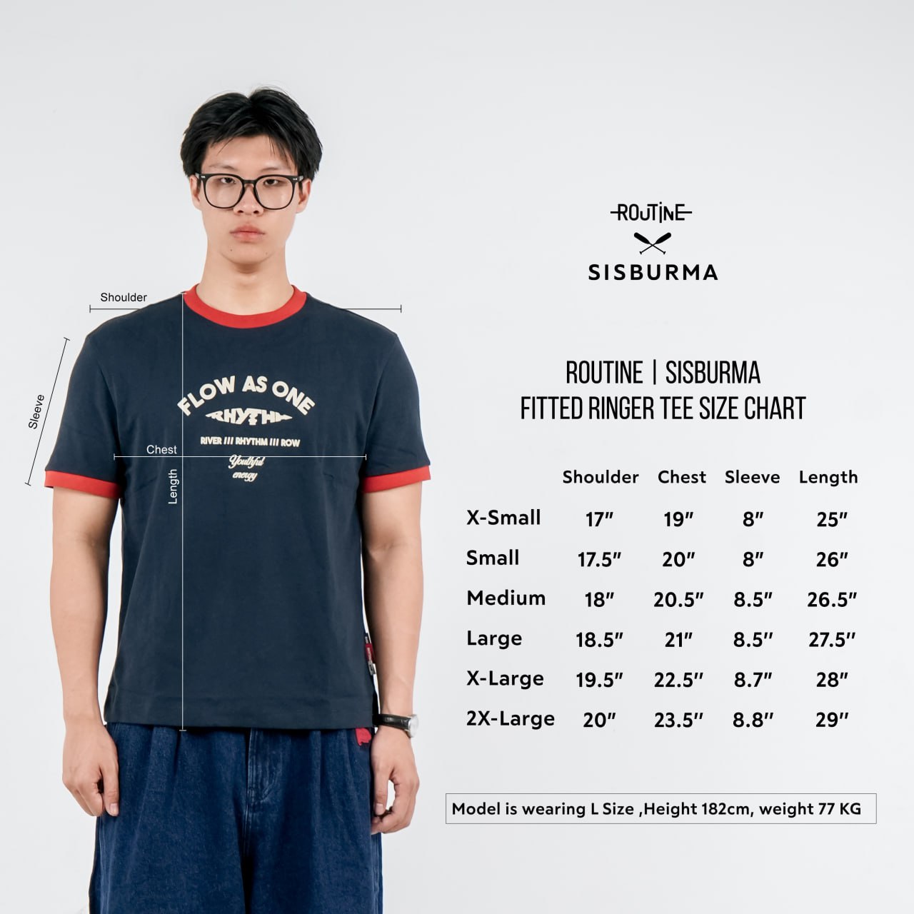 Routine Sisburma Fitted Ringer Tee - Image 11