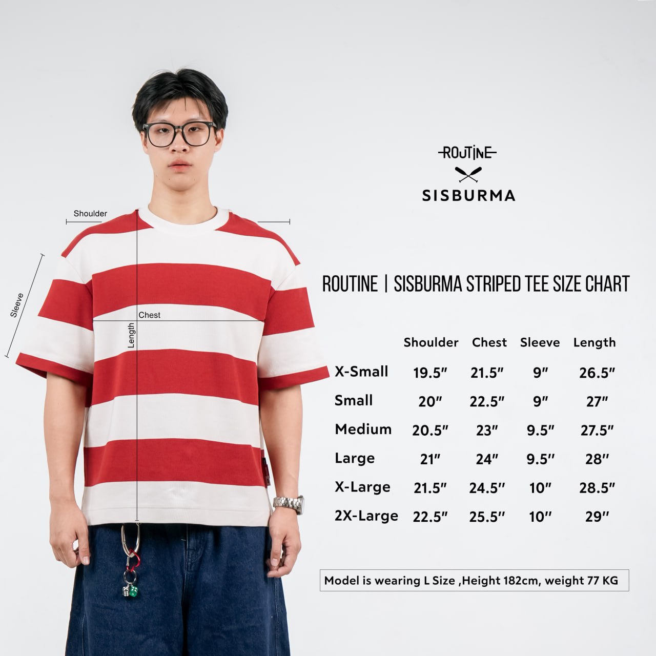 Routine Sisburma Striped Tee - Image 14