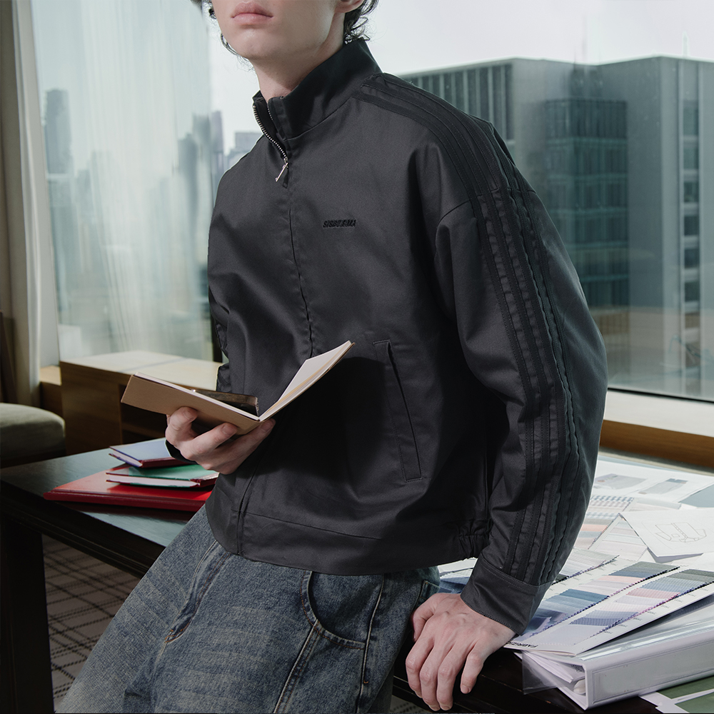 SISBURMA Contrast Piping Racer Jacket - Image 8