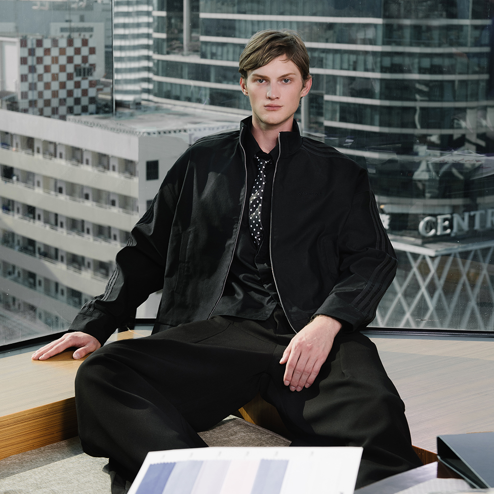 SISBURMA Contrast Piping Racer Jacket - Image 15