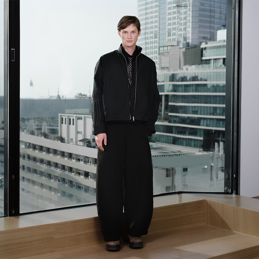 SISBURMA Contrast Piping Racer Jacket - Image 13