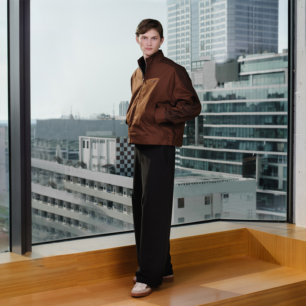 SISBURMA Contrast Piping Racer Jacket - Image 2