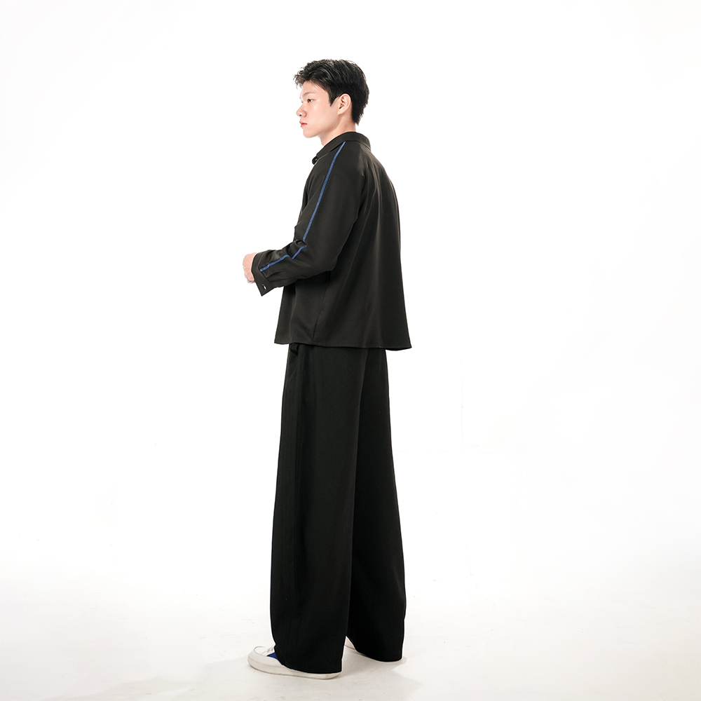 SISBURMA Contrast Blue Line Shirt Vol-2 - Image 4