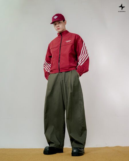 SISBURMA Baggy Chino Pants