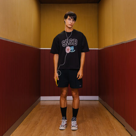 SISBURMA AFTER CLASS RETRO CAMPUS TEE
