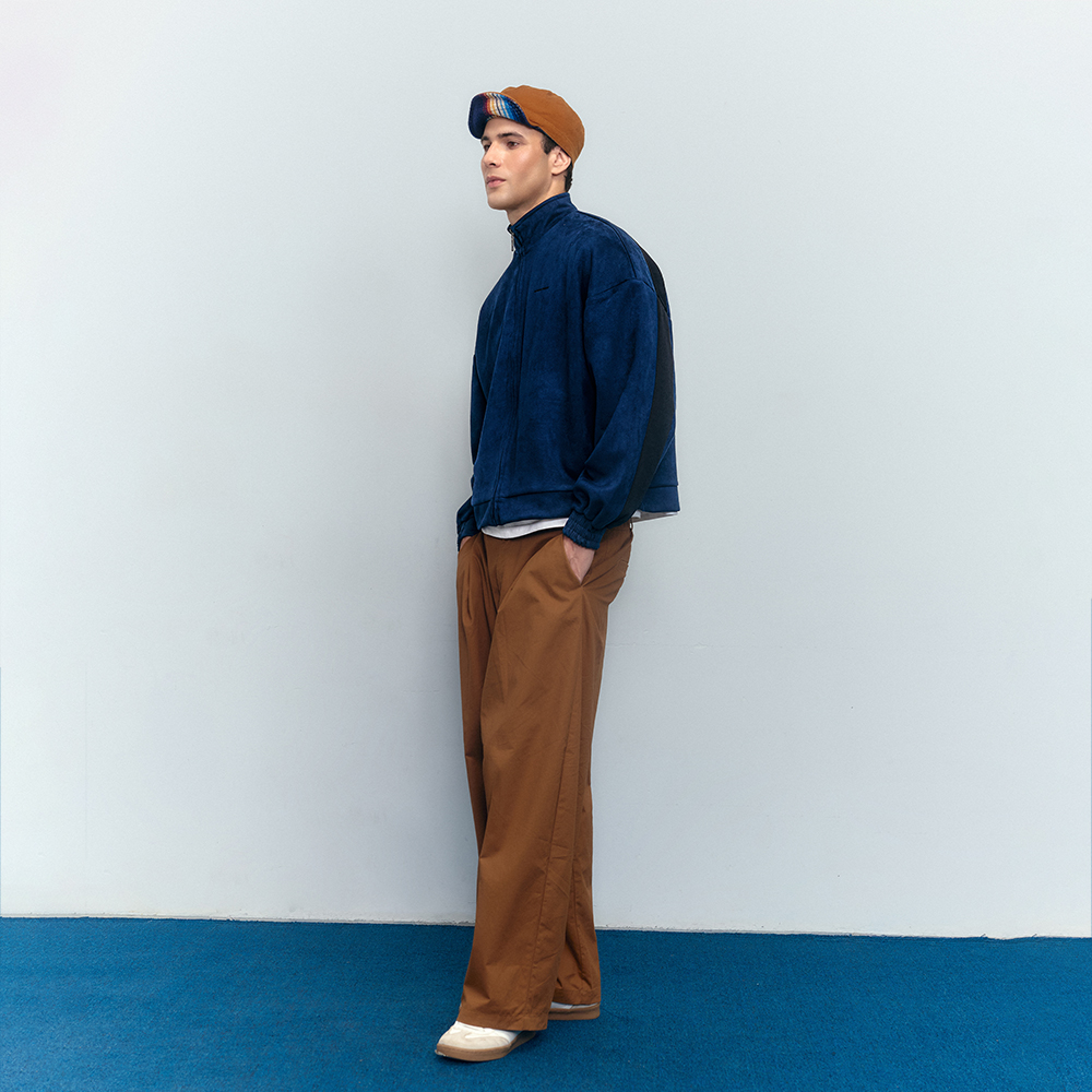 SISBURMA Chamois Contrast Panel Jacket - Image 8