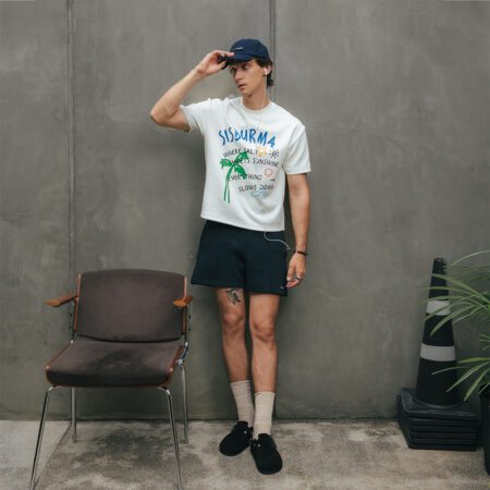 SISBURMA Salty Sunshine Cropped Tee
