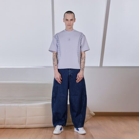 SISBURMA SIDE PANEL CROPPED TEE